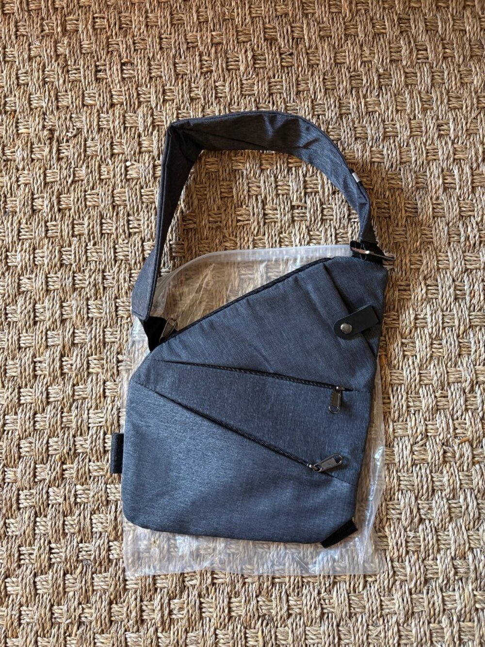 NWT LPnd Anti-Theft Crossbody bag in grey